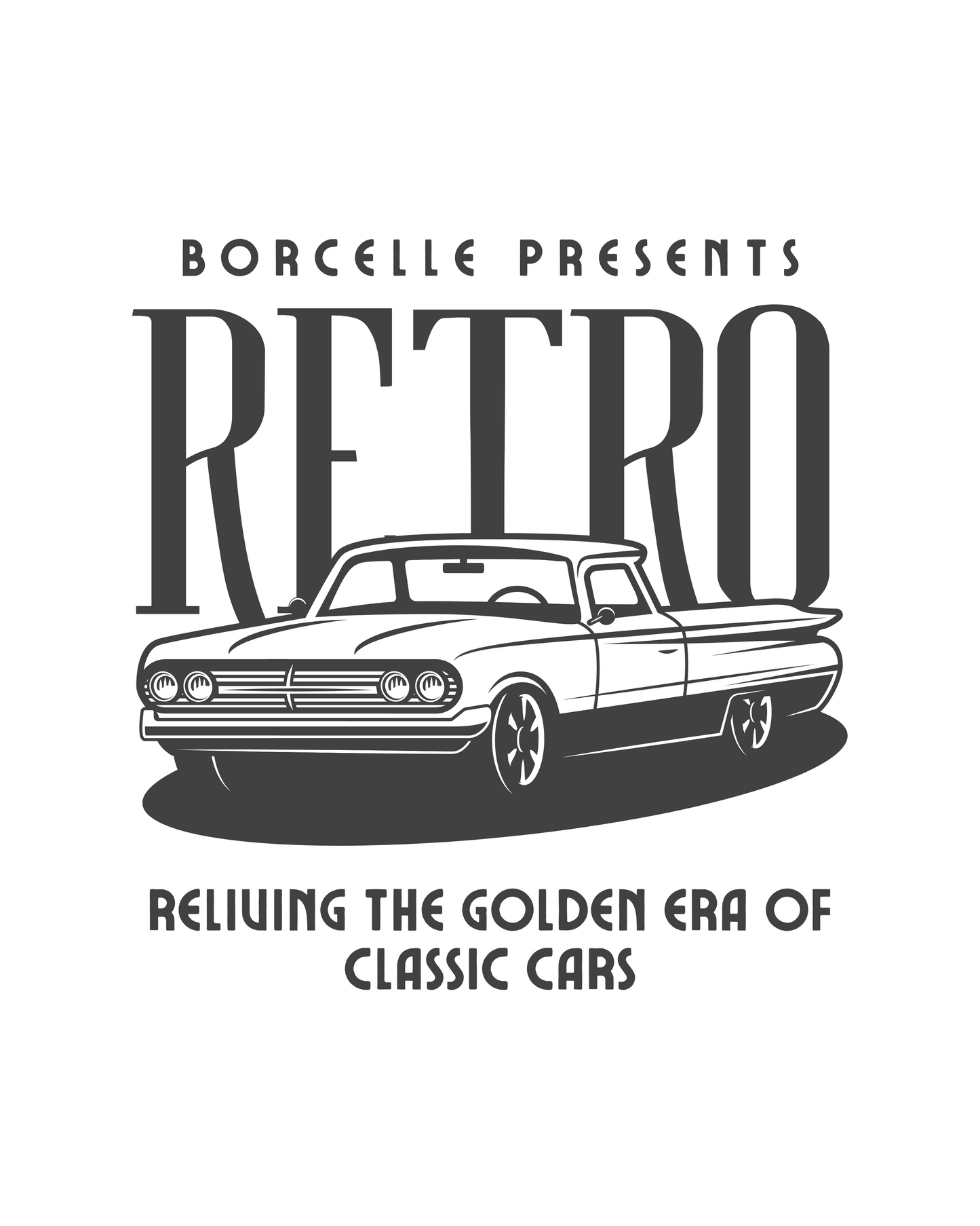 OVER SIZED FIT PRINTED WHITE T-SHIRT